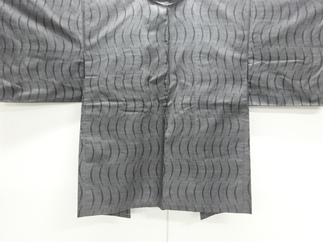 JAPANESE KIMONO / DORO OSHIMA TSUMUGI / UNUSED / WOVEN ABSTRACT / 5MARUKI